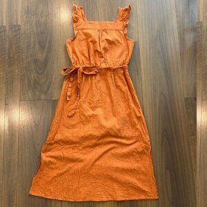 Universal Thread Cotton Midi Tie Dress - Size S